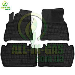 Килимки Peugeot Partner (с подлокотником) 2008- AvtoGumm Автокилимки в салон Пежо Партнер