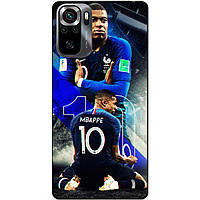 Силиконовый бампер чехол для Xiaomi Poco M5s с рисунком Mbappe Франция