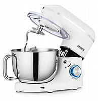 Тістоміс міксер, професійний планетарний робот для дому KERCH MyCHEF White 2200 Вт, 6.5л + насадки, фото 6