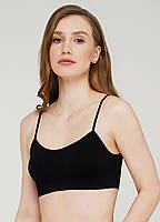 Безшовний Топ на тонких бретелях Giulia Cami Top різні кольори розміри S/M L/XL, фото 3