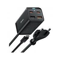 МЗП Baseus GaN3 Pro Desktop Fast Charger 2U+2C 100W EU Black