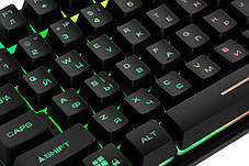 Клавіатура 2E Gaming KG355 LED 87key USB Black (2E-KG355UBK), фото 3