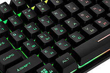 Клавіатура USB 2E KG355 LED Gaming black (2E-KG355UBK) UA, фото 4