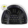 Ультрафіолетова LED-лампа SUN T11 160 Вт для сушіння гель-лаку, гелю біла, фото 7