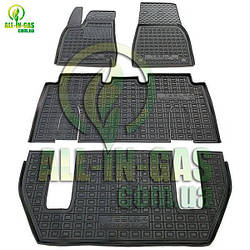 Килимки Tesla Model X (7м) 2016- AvtoGumm Автокилимки в салон Тесла Модель Х