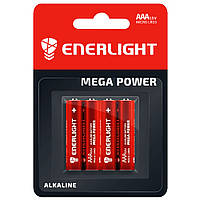 Батар. Enerlight Mega Power AAA BLI 4/ 4шт (LR03) блістер/12шт в кор.
