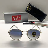 Жіночі сонцезахисні окуляри Ray ban round 3447-1, фото 2