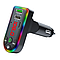 Автомобільний FM-Модулятор 3в1 з Bluetooth, RGB підсвічуванням та LED-екраном F4/F7 / Фм-трансмітер з USB в машину, фото 5