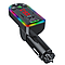 Автомобільний FM-Модулятор 3в1 з Bluetooth, RGB підсвічуванням та LED-екраном F4/F7 / Фм-трансмітер з USB в машину, фото 8