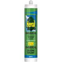 Герметик HERCUL силікон універсальний білий (280 мл)(уп-24шт)