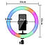 Кільцева лампа для блогера 33см, RING MJ33 / Професійний Led світильник / Світлодіодна лампа, фото 9