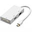 Перехідник адаптер 3в1 Mini DisplayPort на HDMI, DVI, VGA / Конвертер Full HD 1080p, фото 8