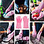Рукавички для миття посуду з ворсинками Kitchen Gloves, Блакитні / Силіконові рукавички універсальні, фото 10