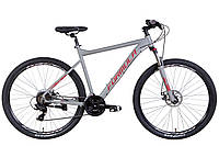 Хардтейл горный алюминиевый велосипед для высоких людей AL 29" F-1 AM DD рама- 2022 серый
