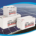 Гелевий акумулятор для безперебійника 12V/100Ah, GEL / Універсальна акумуляторна батарея / Гелева батарея, фото 3