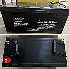 Акумулятор гелевий 12V, 200Ah, GEL / Акумуляторна батарея для ДБЖ / Гелевий акумулятор для безперебійника, фото 3