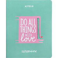 Щоденник шкільний Kite Things with love K23-283-4, м'яка обкладинка, PU