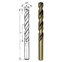 Кобальтовое сверло для нержавейки 4,8 мм Р6М5К5 B1 L86/52