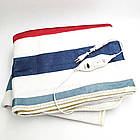 Електропростирадло односпальне YASAM 150х120 см, У різнобарвну смужку / Простирадло з електропідігрівом, фото 2