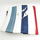 Електропростирадло односпальне YASAM 150х120 см, У різнобарвну смужку / Простирадло з електропідігрівом, фото 4