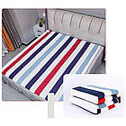 Електропростирадло односпальне YASAM 150х120 см, У різнобарвну смужку / Простирадло з електропідігрівом, фото 5