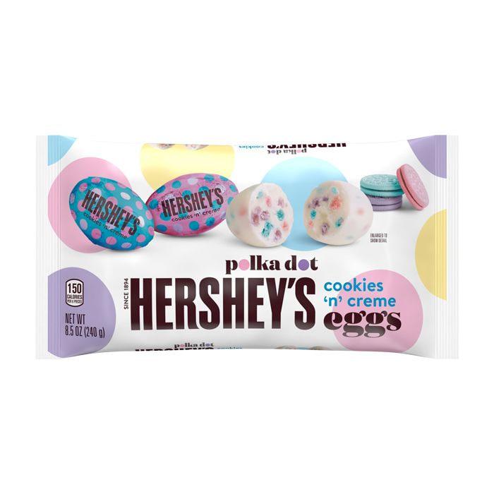 Шоколадні яйця HERSHEY'S Cookies 'n' Creme Eggs Easter Candy 240g, фото 1