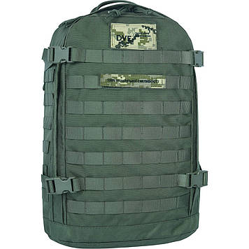 Тактичний вологостійкий рюкзак на 29 л з поясним ременем та бічною стяжкою Bagland кольору хакі (0063290)