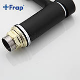 Змішувач для умивальника Frap F1042, чорний/хром, фото 5