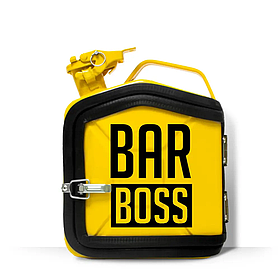 Каністра-бар на 5 л. з принтом оригінальний подарунок чоловікові "Bar Boss"