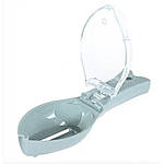 Скребок для чищення риби ручної Verte-X з контейнером для луски Сірий, фото 2