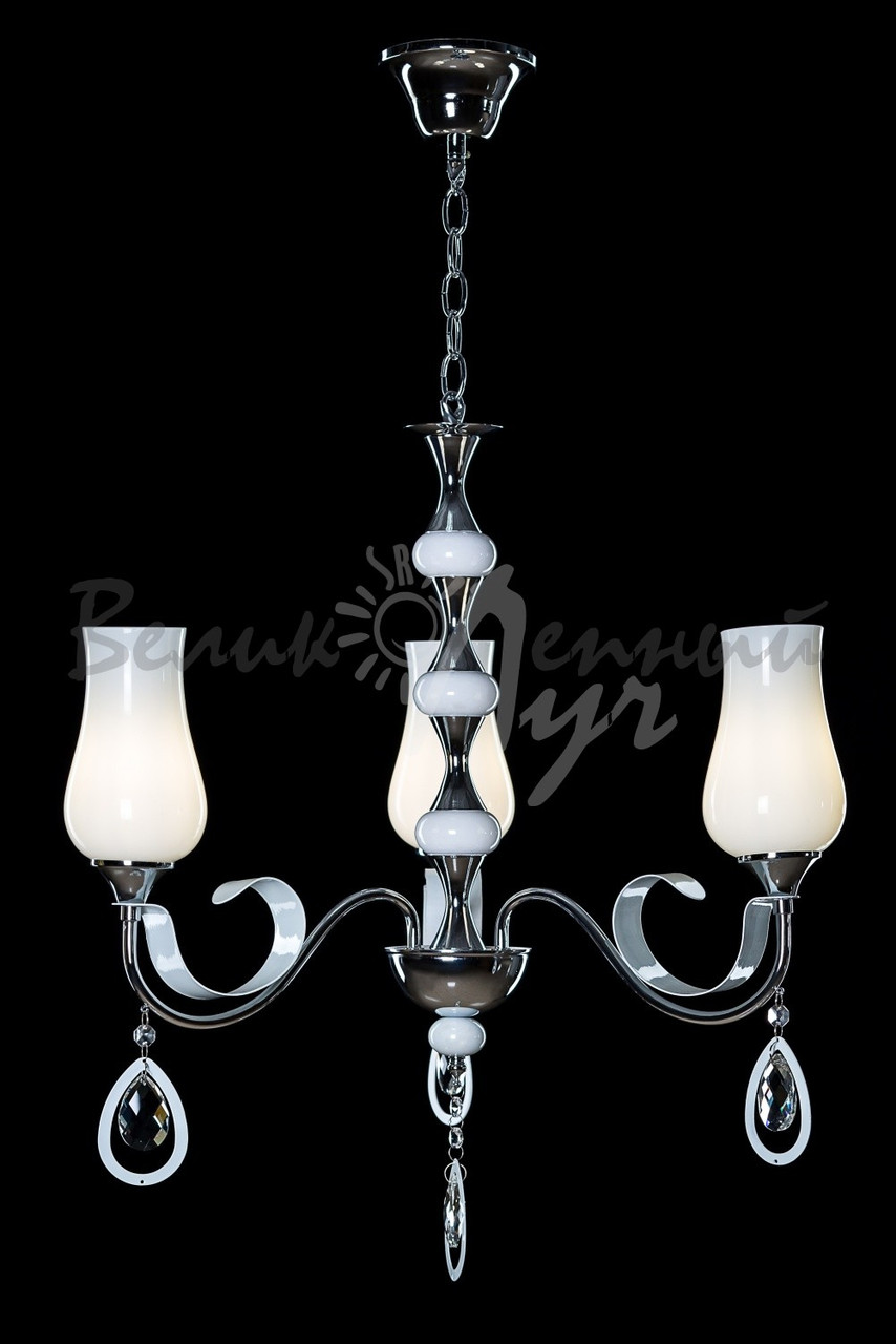 Люстри в спальню з пафоном абажуром Splendid-Ray 232013, фото 1