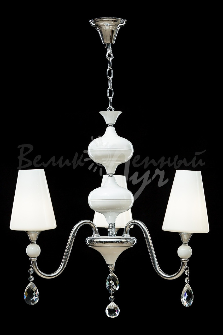 Люстри в спальню з пафоном абажуром Splendid-Ray 232028, фото 1