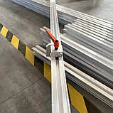 Лінійка 3000 мм свердлильно-присадного верстата (40х40 мм) у комплекті з 2 відкидними упорами, фото 7