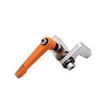 Лінійка 3000 мм свердлильно-присадного верстата (40х40 мм) у комплекті з 2 відкидними упорами, фото 4