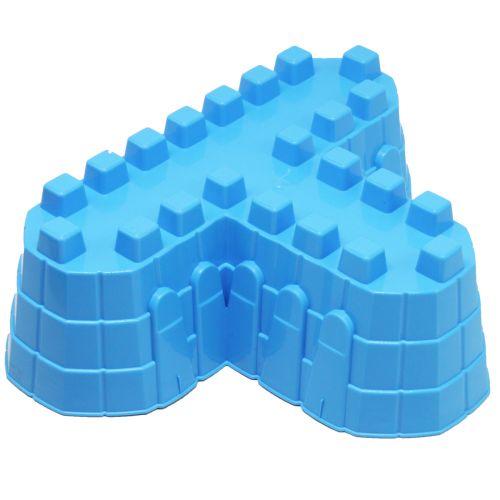 Пасочка пластикова "Крепість", блакитний, фото 1