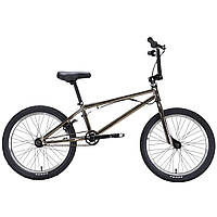 Трюковий Велосипед Titan 20" BMX Flatland LIGHT Рама-10" Сірий Металік