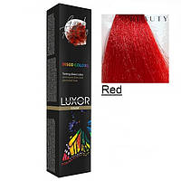 Пигмент прямого действия для волос (Красный) LUXOR Professional Disco Colors Red 100 мл.