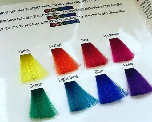 Пигмент Прямого Действия для Волос (Фуксия, Цикламен) LUXOR ...