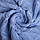 Рушник махровий бавовна Луїза TM IDEIA 70х140 см блакитний, фото 3