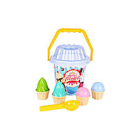 Детский набор "Sweet muffin" ТехноК 6382TXK для игры с песком Голубой, World-of-Toys