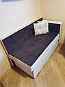 Розкладний диванчик зі спальним місцем для маленької кухні Ніка (виготовлення під розмір замовника), фото 9