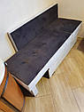 Розкладний диванчик зі спальним місцем для маленької кухні Ніка (виготовлення під розмір замовника), фото 10