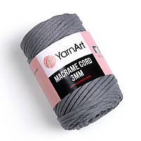 Пряжа Yana Macrame cord 3mm — 774 сірий