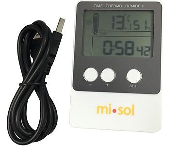 Реєстратор температури та вологості Misol DS102 (T: -40 °C to 60 °C; RH:1% - 99%) Память: 20736. Калібрується!