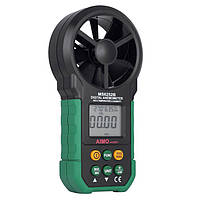 Анемометр Mastech MS6252B (PM6252B) (0,20-40,00 м/с; 99990 м3/м) з USB-інтерфейсом, гігрометром і термометром