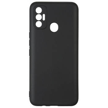 Чохол ArmorStandart Matte Slim Fit для Tecno Spark 7 Camera Cover Black