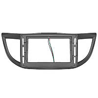 Переходная рамка Lesko 9" для автомобиля Honda CRV (2012-2016г.) F-4951 Gray Перехідна рамка Lesko 9" для