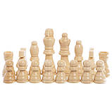 Набір шахові фігури з натурального дерева, фото 3