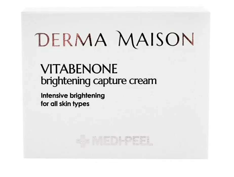 Витаминный крем для лица для выравнивания тона кожи Medi-Peel Derma Maison Vitabenone Brightening 50 мл - фото 2 - id-p1810799027