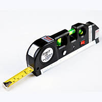 Лазерный уровень нивелир Fixit Laser Level Pro PR0 3 в 1: лазерный уровень, жидкостный уровень, рулетка